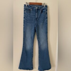 American Eagle Outfitters Blue Flare Jeans